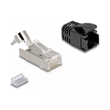 DeLOCK RJ45 Modular Plug Cat.8.1 25 pcs set with strain relief