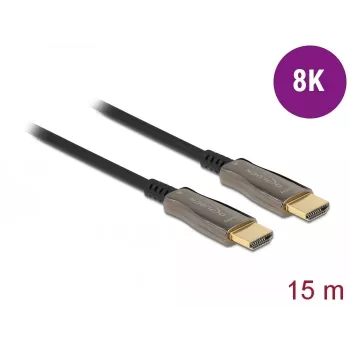 Aktīvs optiskais HDMI kabelis DeLOCK 84037 8K 60 Hz 15 m