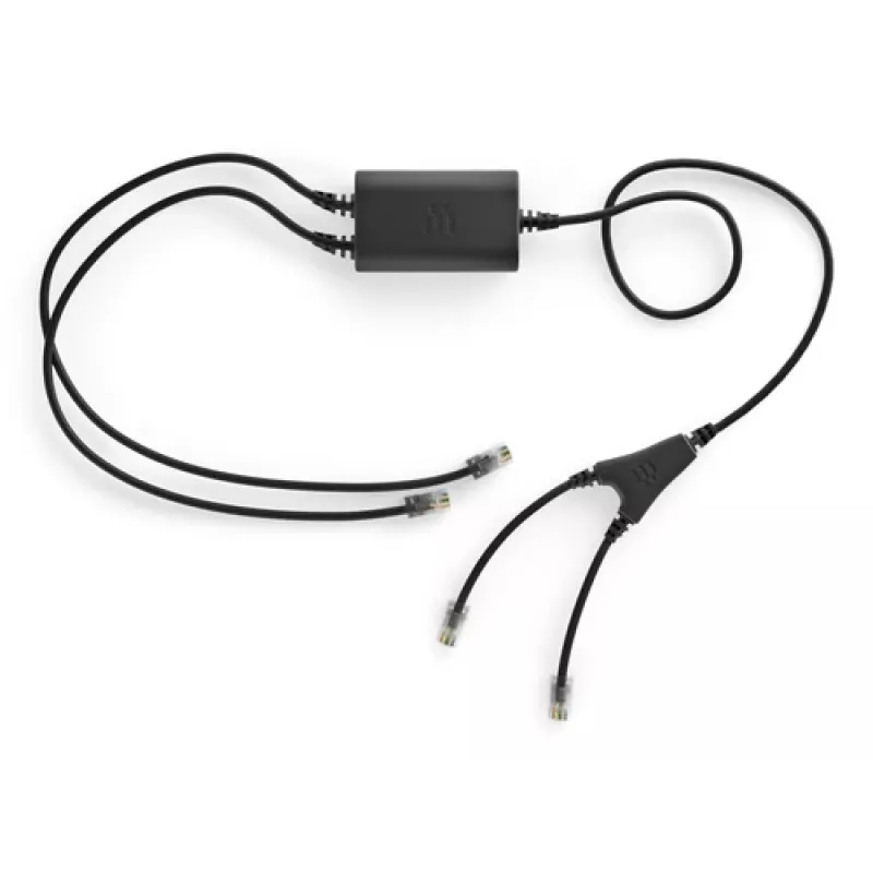 EHS adapter Sennheiser CEHS-CI 01 — melns, saderīgs ar Sennheiser austiņām (modelis CEHS-CI 01)