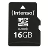 ATMIŅA MICRO SDHC 16GB C10/W/ADAPTER 3413470 INTENSO