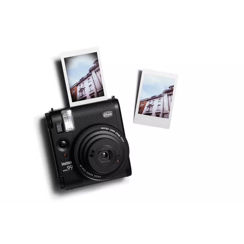 Momentfotoaparāts Fujifilm Instax Mini 99 Melns — attēli 62×46 mm, filma 86×54 mm, 60 mm fokusa attālums