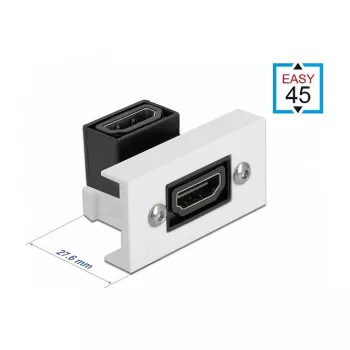 HDMI modulis DeLOCK Easy 45 81304 leņķveida 90° 22.5 x 45 mm