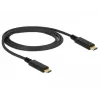 USB kabelis DeLOCK 85531 USB 3.2 Gen 2 1m USB C melns