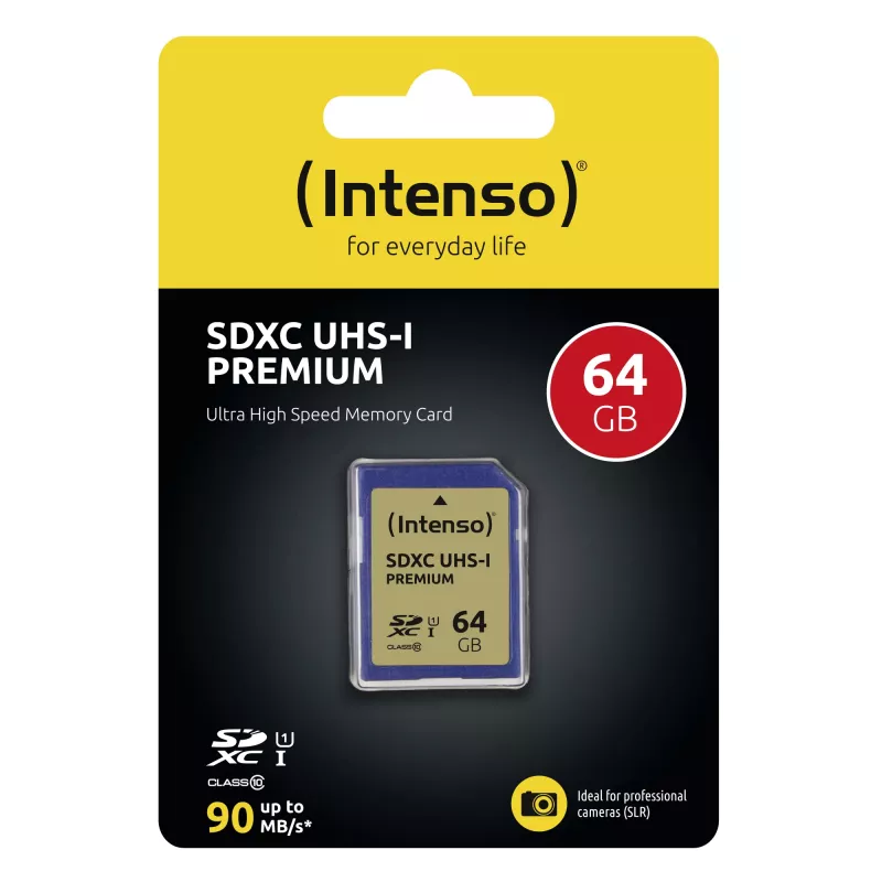 Atmiņas karte Intenso 64GB SDXC UHS-I Class 10 3421490