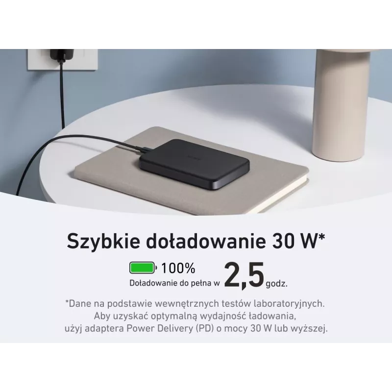 Pārnēsājama ārējā akumulatora banka Anker A1664H11 10000 mAh