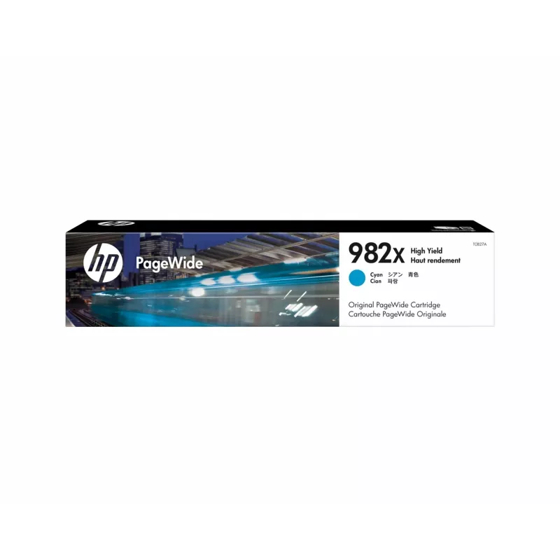 HP 982X High Yield Cyan Original PageWide kasetne, ciāna, 1 gab., 16000 lapas