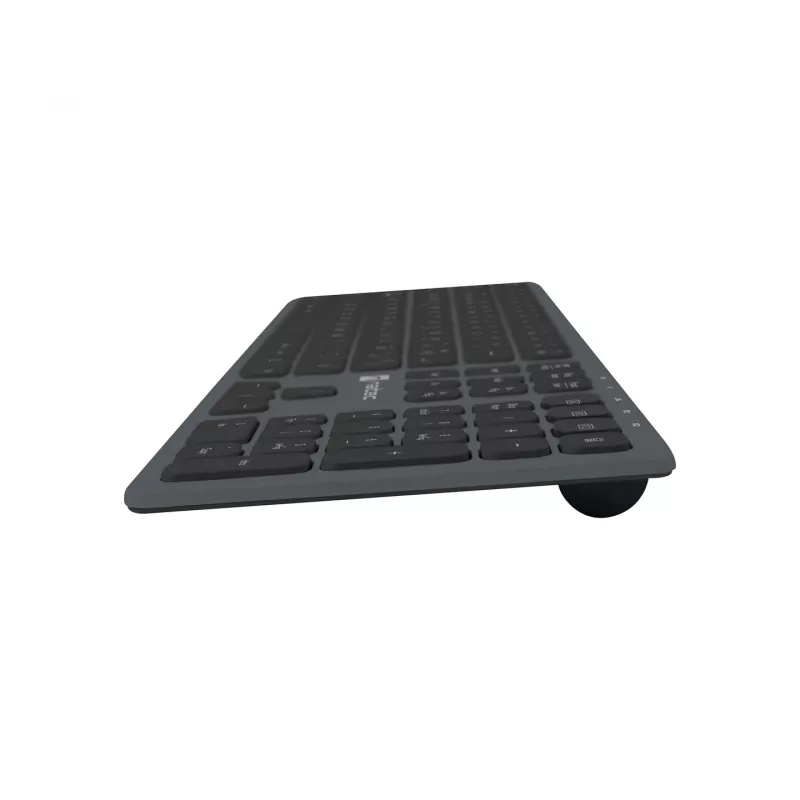 NATEC NKL-1830 klaviatūra universāla RF bezvadu Bluetooth QWERTY spāņu melna pelēka