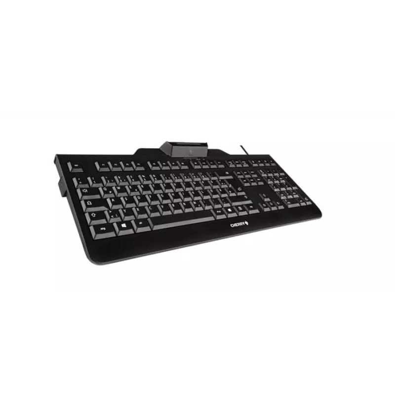 CHERRY KC 1000 SC tastatūra USB QWERTZ Šveices Melna