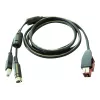 HP - barošanas USB kabelis - priekš Engage Thermal čeku printera, Engage One, RP9 G1 mazumtirdzniecības sistēmas (BM477AA)