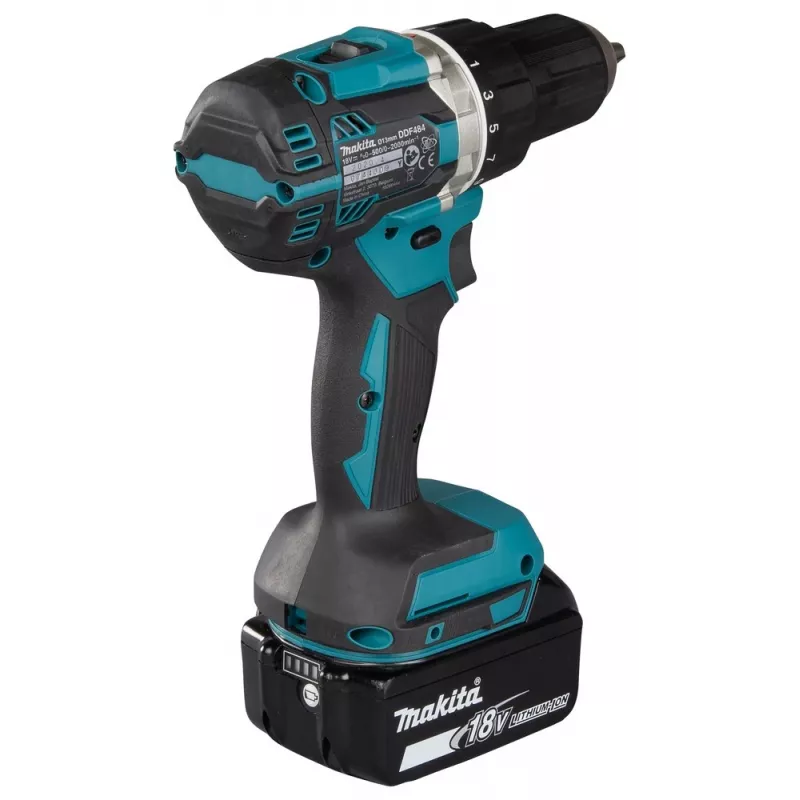 Makita DDF484RFJ urbis 2000 RPM 1.8 kg Melns, Zils