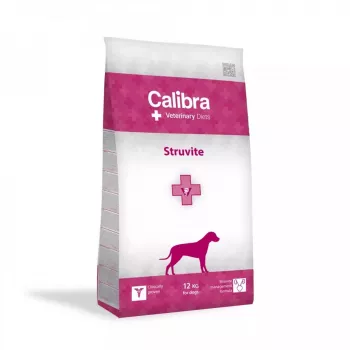Sausā suņu barība Calibra Veterinary Diets Struvite 12 kg — veterinārā urīnizvadkanāla formula, vista, bez cukura, bez lipekļa