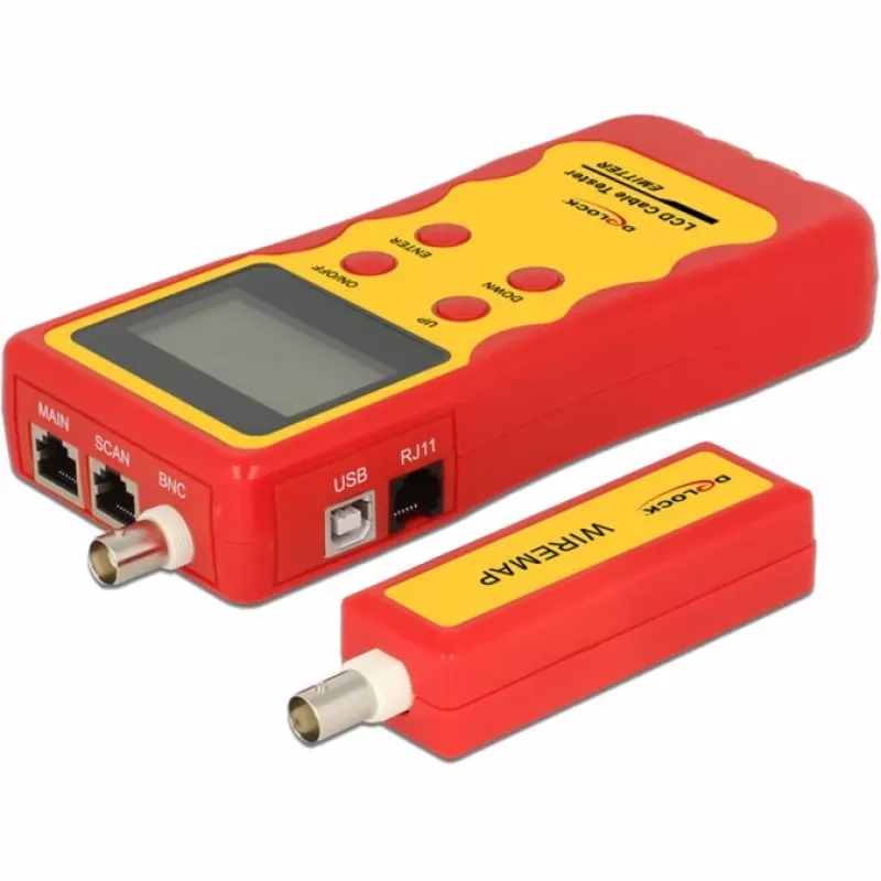 Delock LCD kabeļa testeris - tīkla testeris (86108)