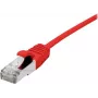 Ethernet komutācijas kabelis Dexlan 858730 CAT6a S/FTP 1 m, sarkans