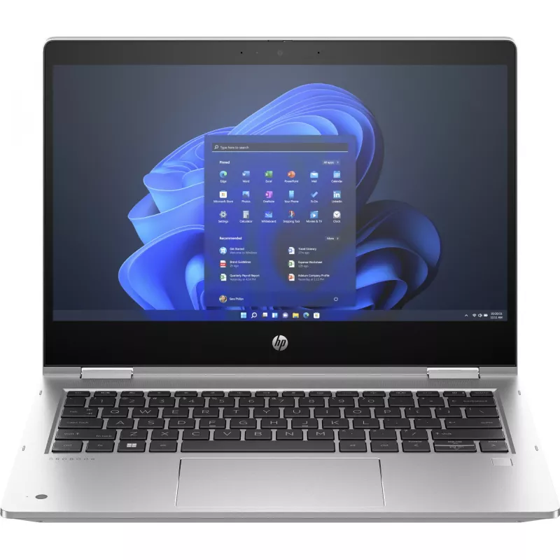 HP Pro x360 435 G10 piezīmjdators - transformējams dizains - AMD Ryzen 5 7530U / 2 GHz - Win 11 Pro - Radeon Graphics - 16GB RAM - 512GB SSD NVMe, TLC - 33,8 cm (13,3 inch) IPS skārienekrāns 1920 x 1080 (Full HD) - Wi-Fi 6E, Bluetooth - Pik...
