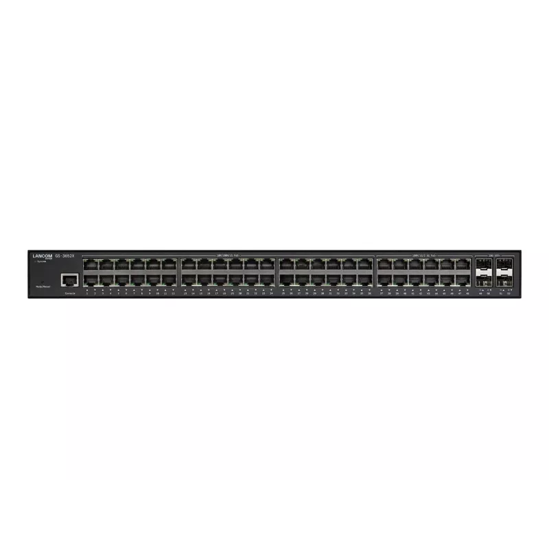 LANCOM GS-3652X Pārvaldāms L3 2.5G Ethernet (100/1000/2500) 1U Melns