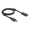 DeLOCK aktīvais DisplayPort 1.2 uz HDMI 4K 60 Hz kabelis 1 m
