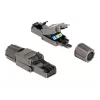 Tīkla kabelis DeLOCK RJ45 spraudnis Cat.8.1 STP bez instrumentiem Melns