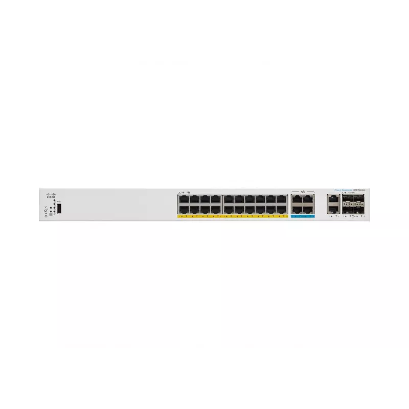 Pārvaldāms slēdzis Cisco Catalyst C1300-24MGP-4X L2/L3 24 Porti PoE