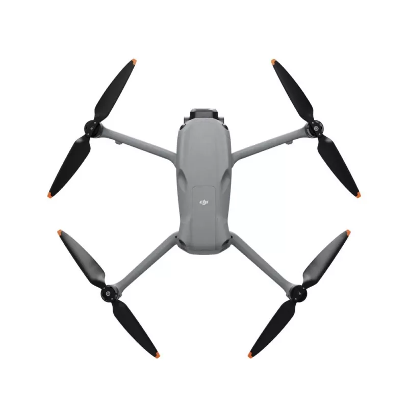 Kvadrokopteris DJI Air 3s RC-N3 — 50 MP kamera, 4K 3840×2160, 4 rotori, maks. 27 m/s, 32 000 m diapazons, 4276 mAh akumulators, pelēks
