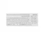 Tastatūra GETT KG19268 USB QWERTZ vācu valoda balta