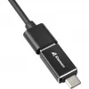 Sharkoon Saskarnes centrmezgls USB 3.2 Gen 1 (3.1 Gen 1) Type-C 5000 Mbit/s Melns