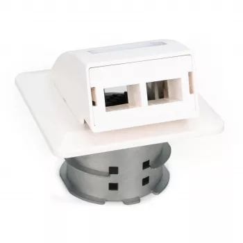 Digitus FTTH optiskās šķiedras apdares sienas roze DN-93201 ar SC/LC adapteri 86x30x86 mm