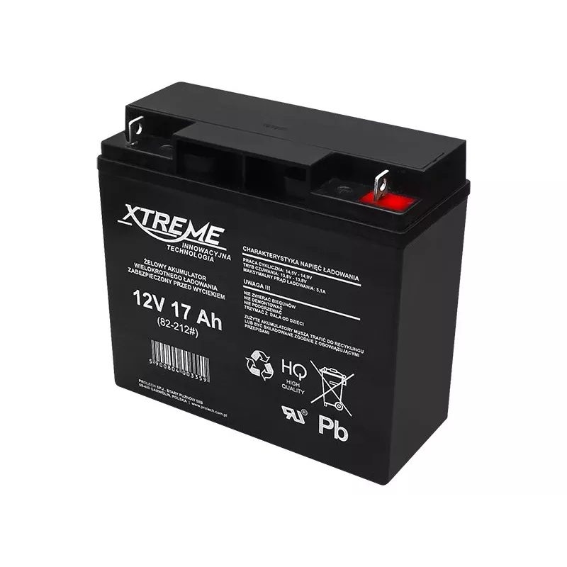 Gela akumulators 12V 17Ah XTREME