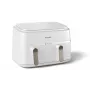 Philips 3000 sērija NA353/10 divkameru karstā gaisa fritieris 9 L brīvstāvošs 2750 W Silver, balta