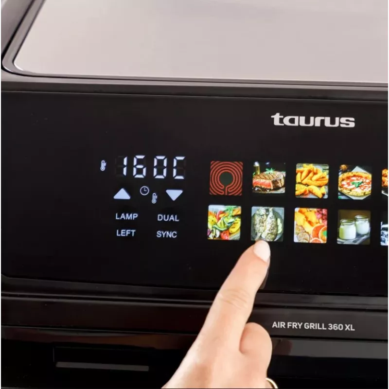 Beztauku fritieris ar garo grozu un grilu Taurus 973004000