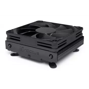 CPU dzesētājs Noctua NH-L9i chromax.Melns, zema profila 92 mm ventilators, LGA1151/LGA115x/AM4 atbalsts, 37 mm augstums, 95x95 mm radiators