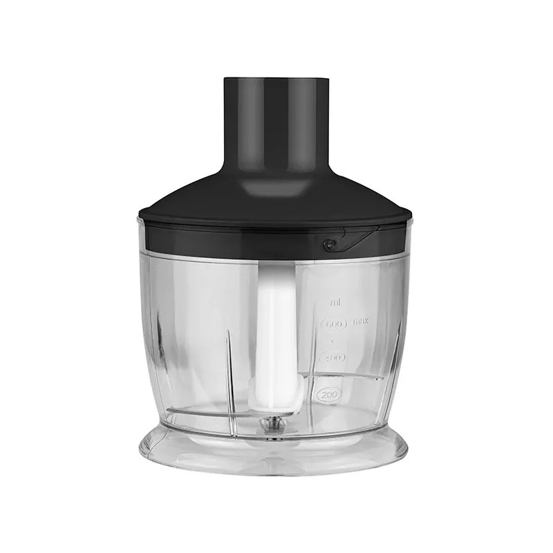 Rokas iegremdējamais blenderis LAFE BRK-003A, 800 W, melns/sudrabains, nerūsējošā tērauda asmens, 0,6 L bļoda, 0,5 L krūze