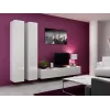Cama viesistabas mēbeļu komplekts VIGO 4 balts/balts glancēts