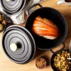 Čuguna katls Russell Hobbs 24 cm, melns