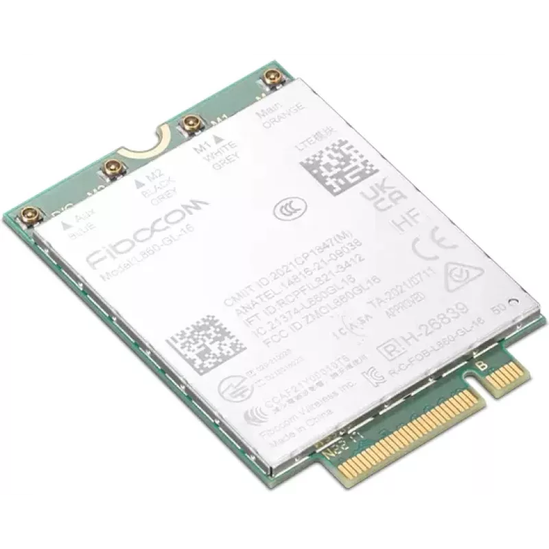 Iekšējais 4G WWAN modulis Lenovo Fibocom L860-GL-16 1000 Mbit/s bezvadu M.2