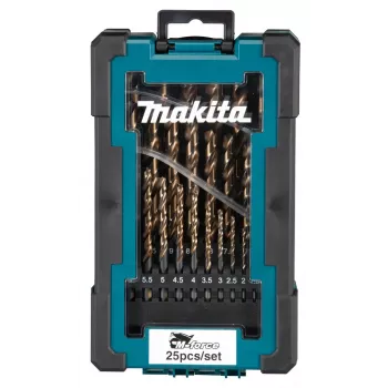 MAKITA Metāla urbju komplekts HSS-G M-FORCE 25 gab. 1-13 mm