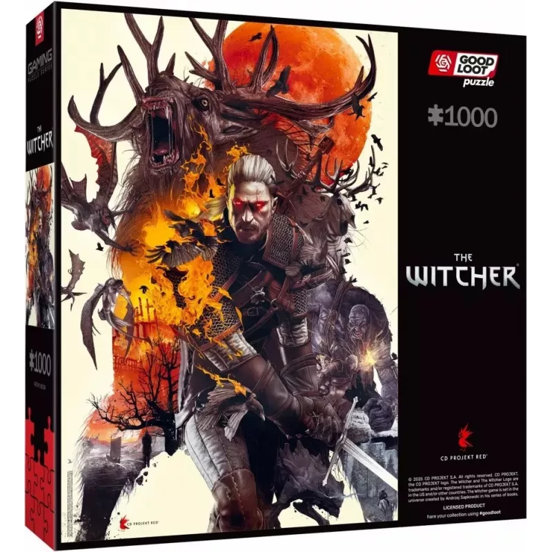Good Loot Gaming Puzzle: The Witcher Monsters, 1000 gab.