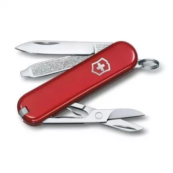 Multi-tool knife Victorinox 0.6223.G Red Locking blade knife Drop point