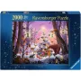 Puzle Ravensburger Christmas in the Forest 2000 gab., 2000 gabalu svētku aina