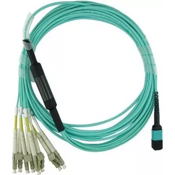 Optiskās šķiedras kabelis BlueOptics 106283-7003-BO MTP 4xLC OM4 3 m bēšs