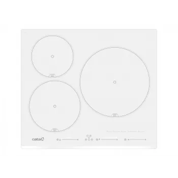 CATA Plīts virsma | INSB 6003E2 WH | Indukcijas | Degļu/gatavošanas zonu skaits 3 | Slīdošais pieskāriens | Balta