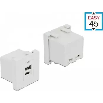 Kontaktligzda USB A + USB C DeLOCK 81313