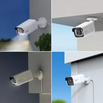 IP drošības kamera Reolink P430 4K (8 MP, 3840×2160, 25 kadri/s, 5x optiskā tālummaiņa, PoE, IP67, MicroSD līdz 256 GB)
