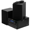 Mini Hi‑Fi stereo sistēma Adler AD 1917 — Bluetooth V5.3, CD/USB/MP3, 2×25W RMS, FM uztvērējs, 4 joslu EQ, AUX, melna