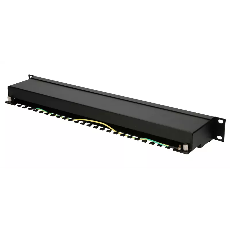 Extralink CAT6 STP V2 | Plāksterpanelis | 24 Porti