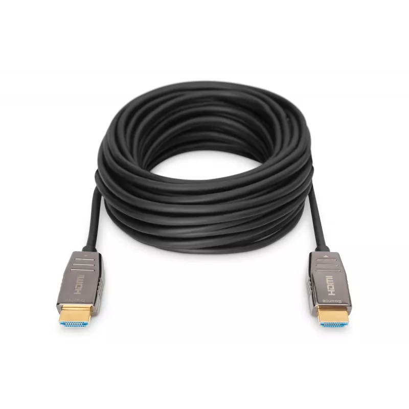 HDMI AOC hibrīda optiskās šķiedras kabelis Digitus AK-330126-300-S