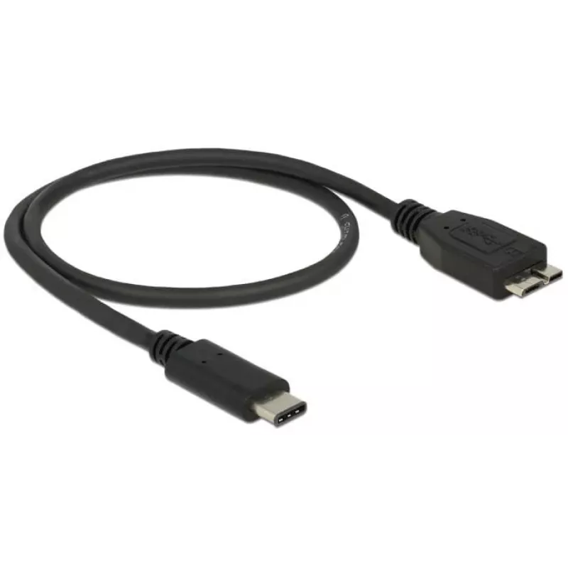 USB kabelis DeLOCK 0,5m USB3.1 C - MicroUSB3.1 B