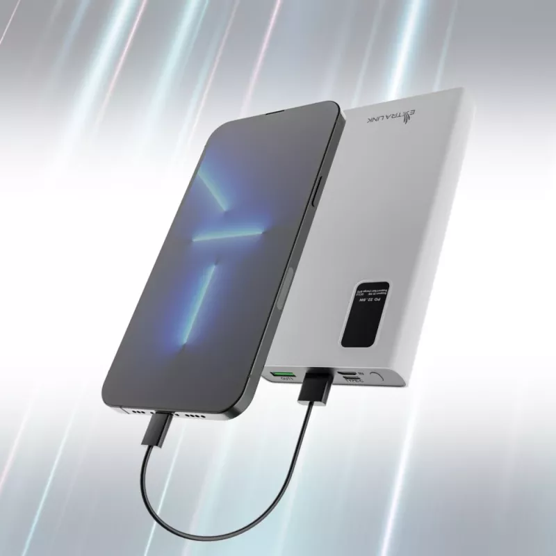 Pārnēsājams ārējais akumulators Extralink EPB-067W 10000mAh