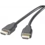 SpeaKa Professional HDMI savienojuma kabelis 1,50 m Audio Return Channel, apzeltīti spraudņa kontakti, melns [1x HDMI spraudnis - 1x HDMI spraudnis] (SP-9001756)