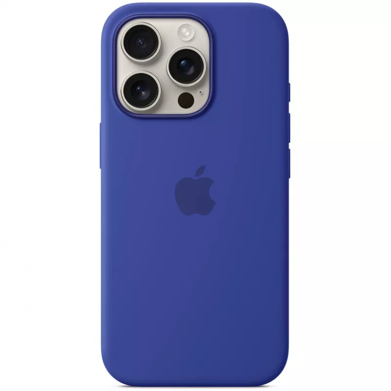 Apple iPhone 16 Pro MagSafe silikona maciņš – ultramarīns