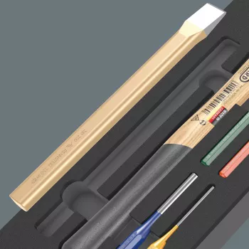 9782 Schaumstoffeinlage Hammer-Set 1, 6?teilig (schwarz/grau, in Schaumstoffeinlage für Werkstattwagen)